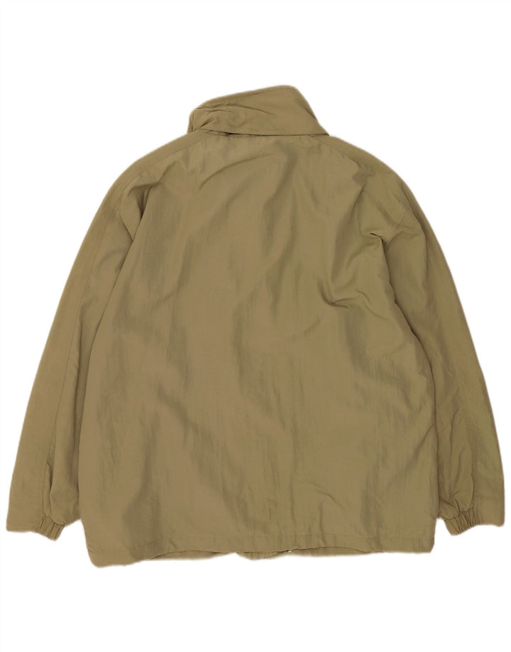 Jaqueta de chuva masculina Diadora Loose Fit UK 36 pequena poliamida cáqui