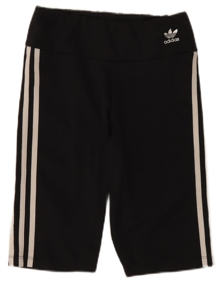 Shorts esportivos femininos Adidas UK 10 pequeno poliéster preto