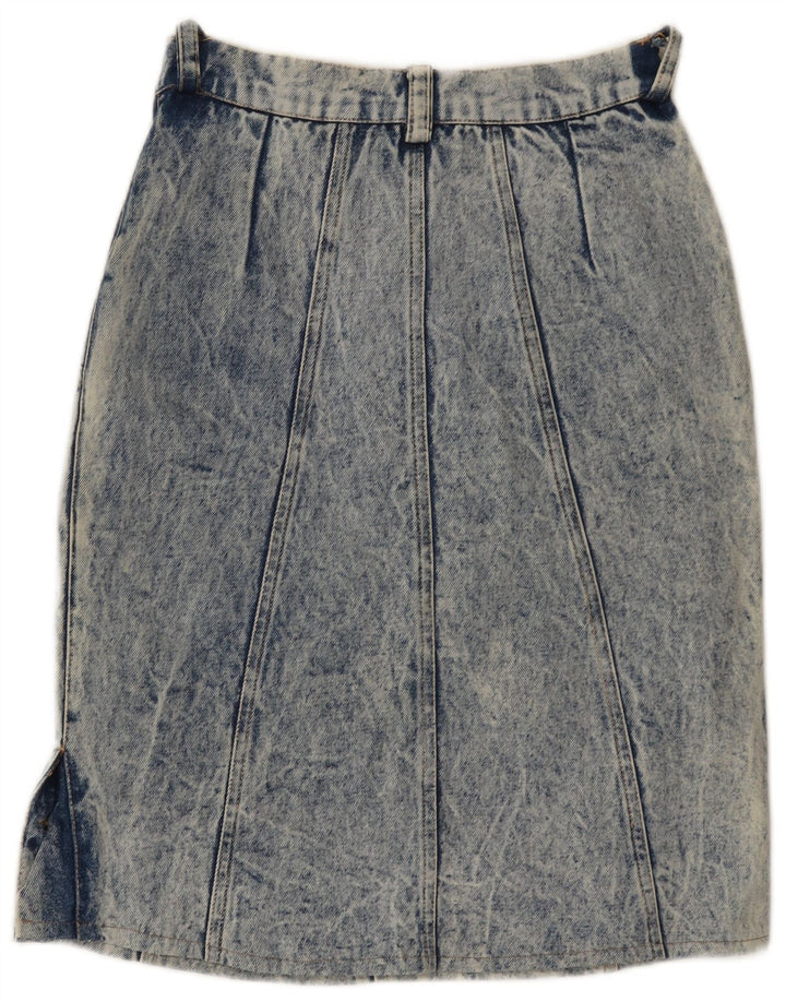 Saia jeans feminina Magia média W28 azul
