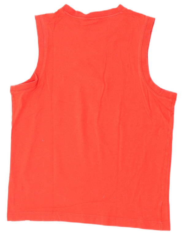 Puma Mens Graphic Vest Top Grande Vermelho
