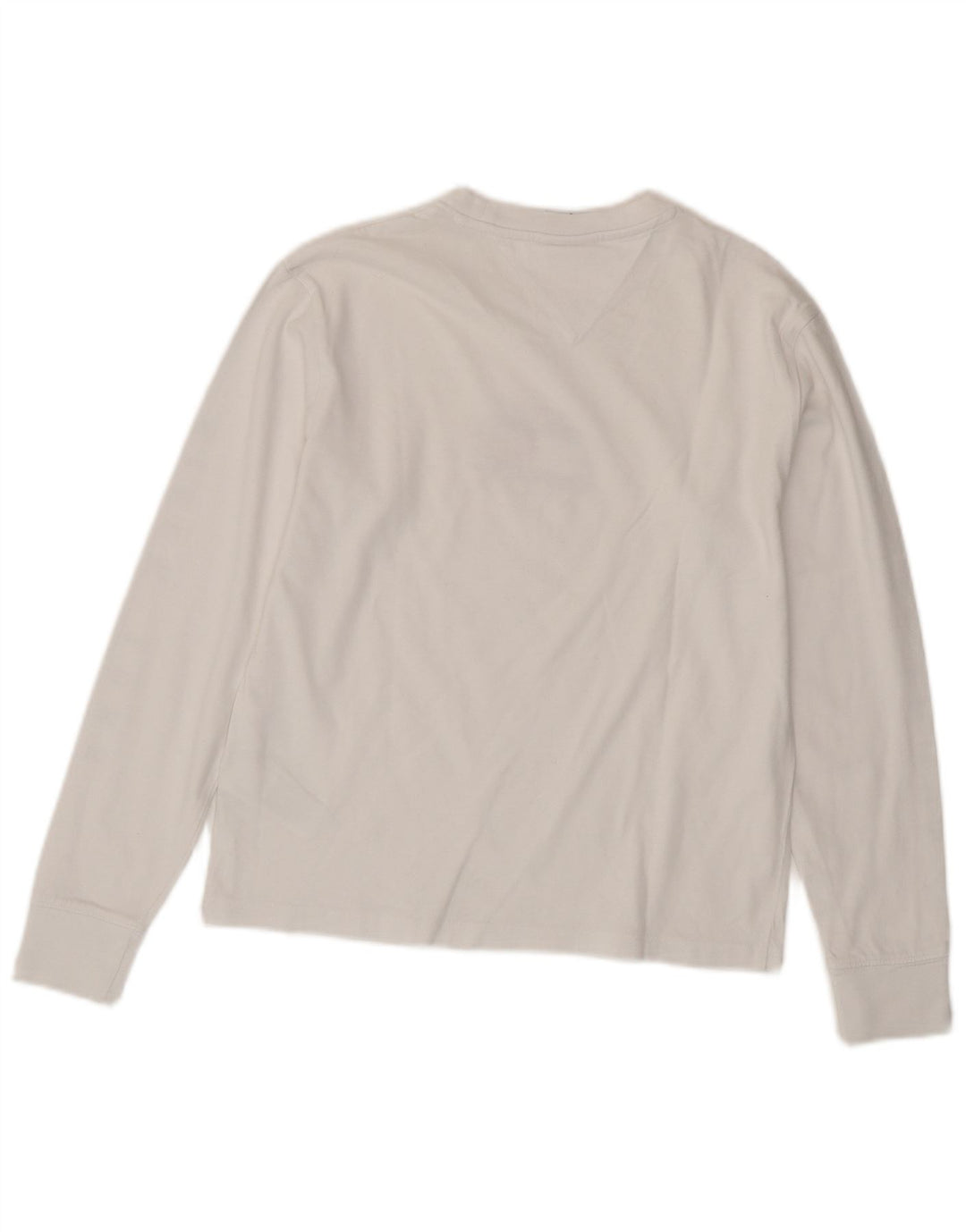 Camiseta feminina TOMMY HILFIGER com estampa gráfica Reino Unido 10 algodão branco pequeno