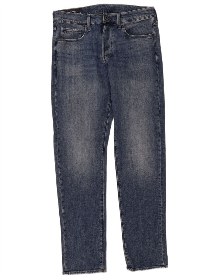 Jeans slim masculino G-STAR W30 L32 algodão azul