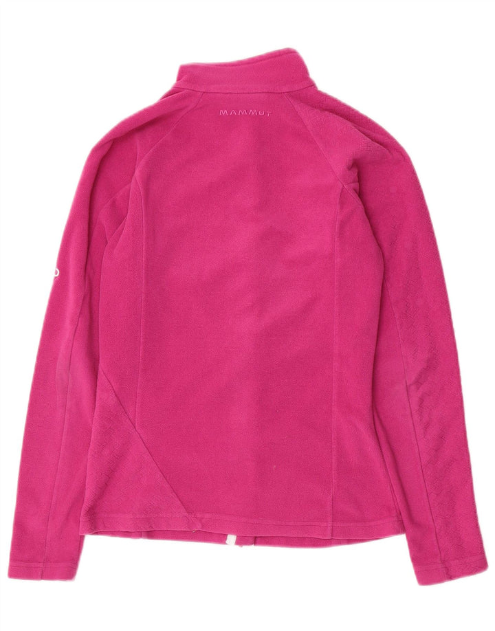 Jaqueta de lã feminina Mammut UK 6 XS poliéster rosa