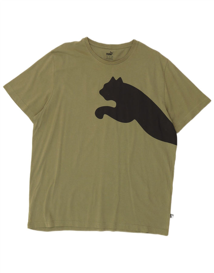 Puma Camiseta Masculina Graphic Top XL Caqui