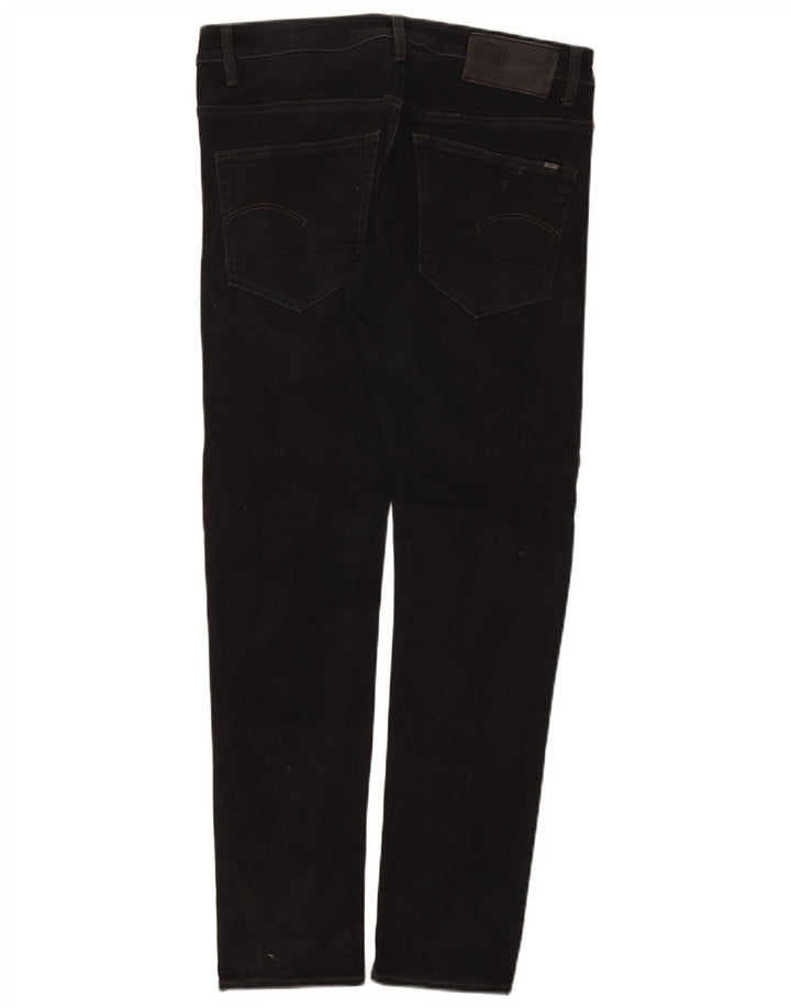 G-Star Masculino Slim Jeans W32 L32 Algodão Preto