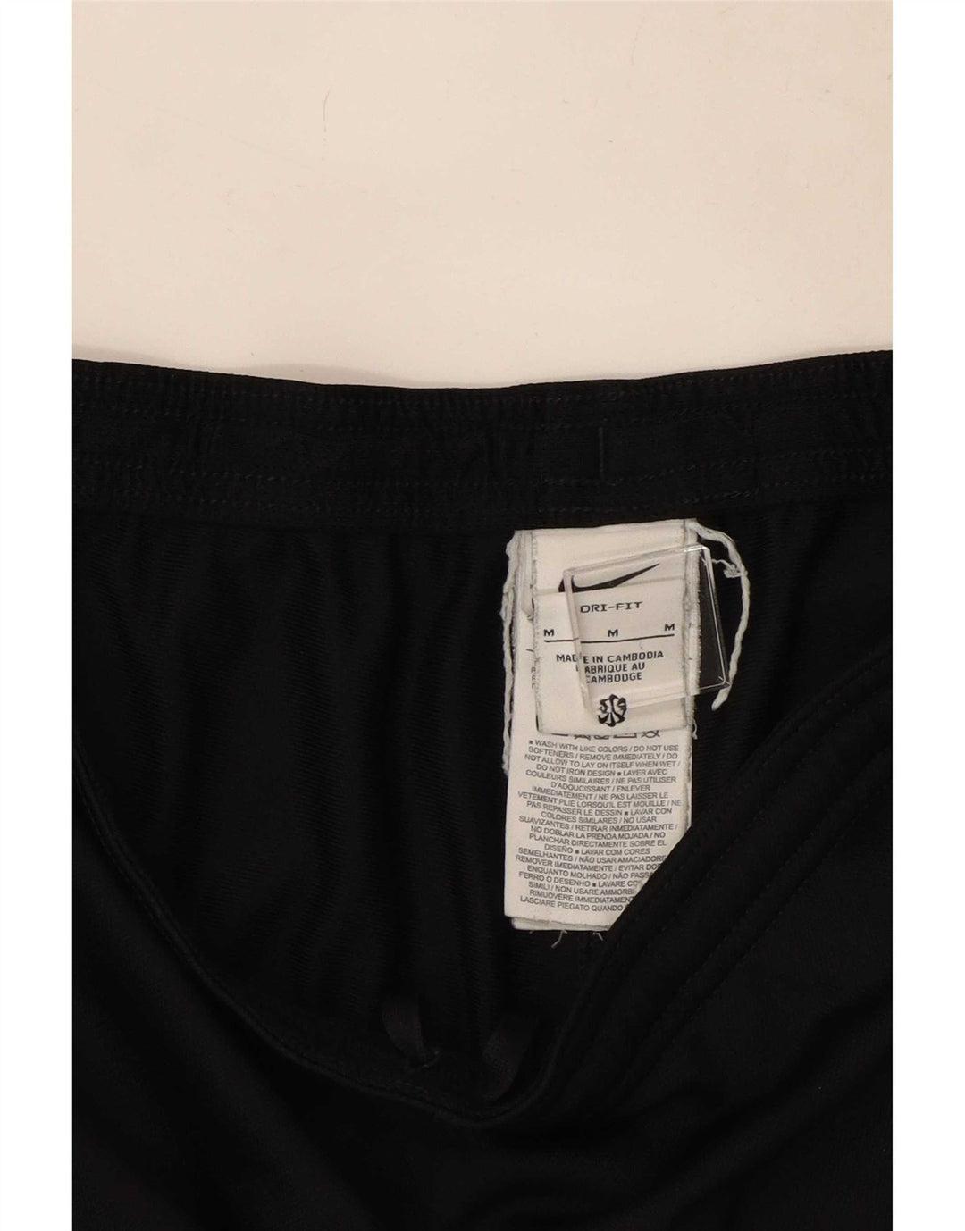 Calça de treino feminina Nike Dri Fit UK 12 poliéster preto médio