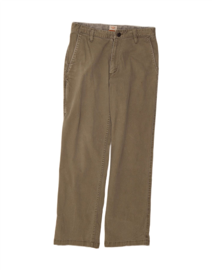 DOCKERS Mens Straight Chino Trousers W29 L27 Beige Cotton Vintage Dockers and Second-Hand Dockers from Messina Hembry 
