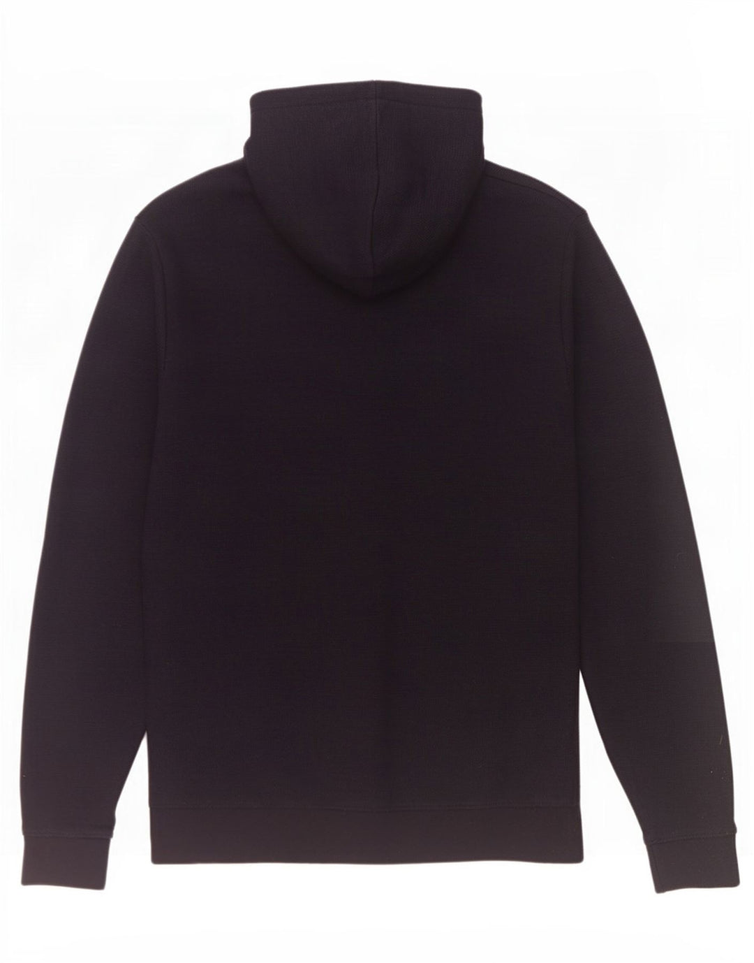 Suéter masculino Zara com capuz e zíper médio preto