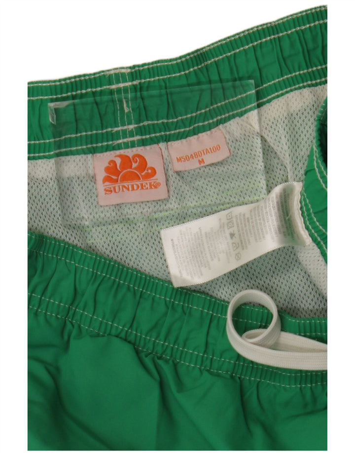 Shorts de natação masculino Sundek médio verde nylon