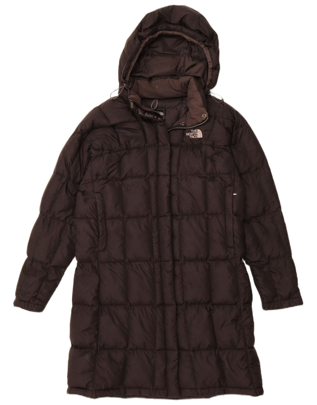 Casaco acolchoado com capuz feminino THE NORTH FACE Reino Unido 40 grande nylon preto