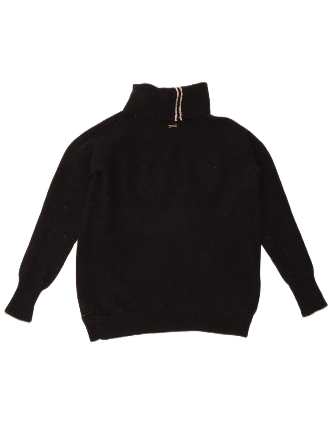 Suéter feminino JOULES com gola redonda Reino Unido 8 pequeno preto