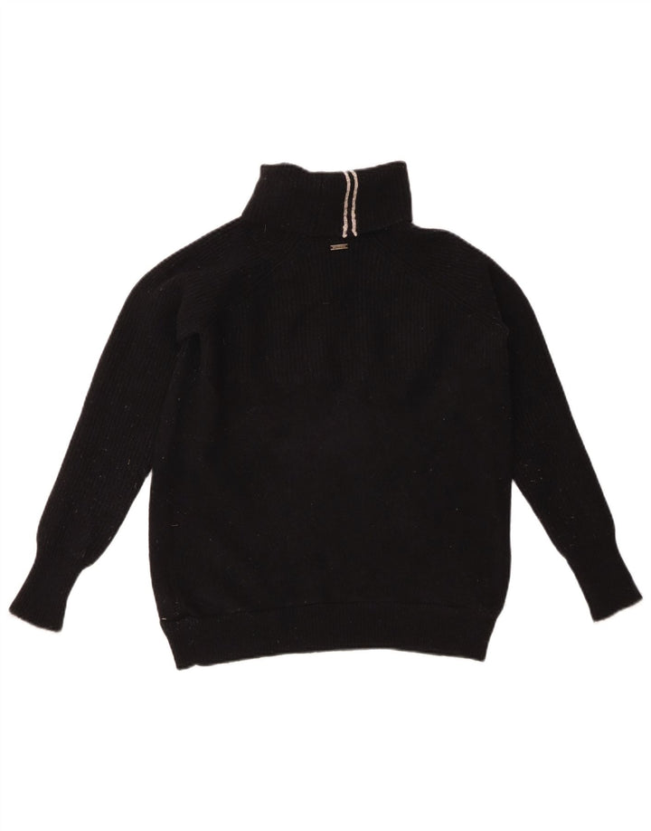 Suéter feminino JOULES com gola redonda Reino Unido 8 pequeno preto