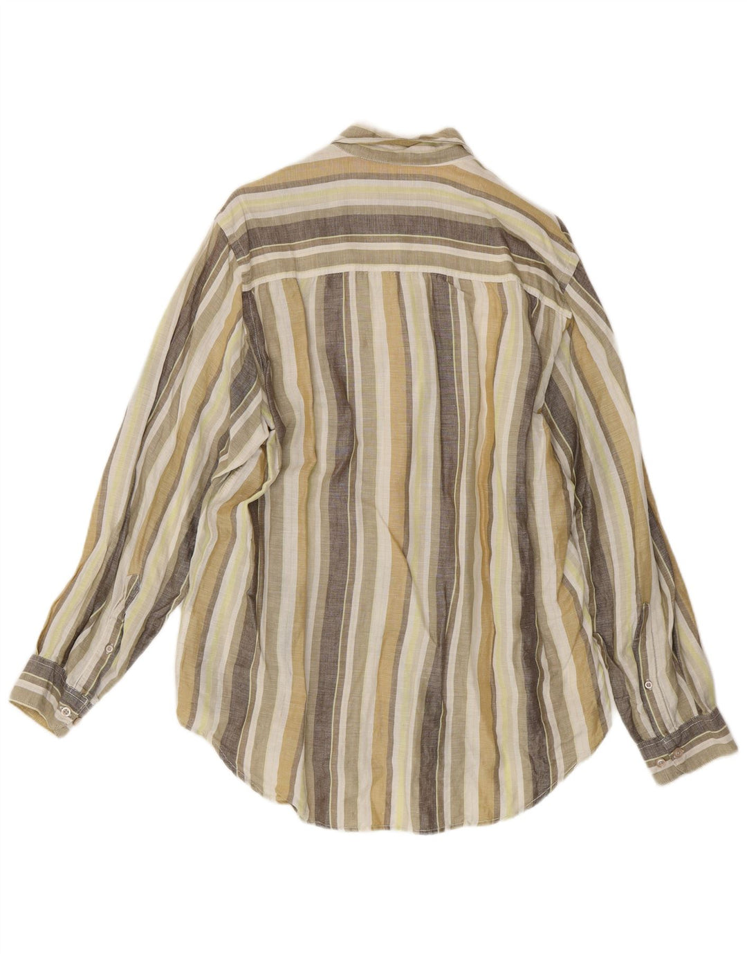 Camisa masculina Marlboro Classics grande linho listrado multicolorido