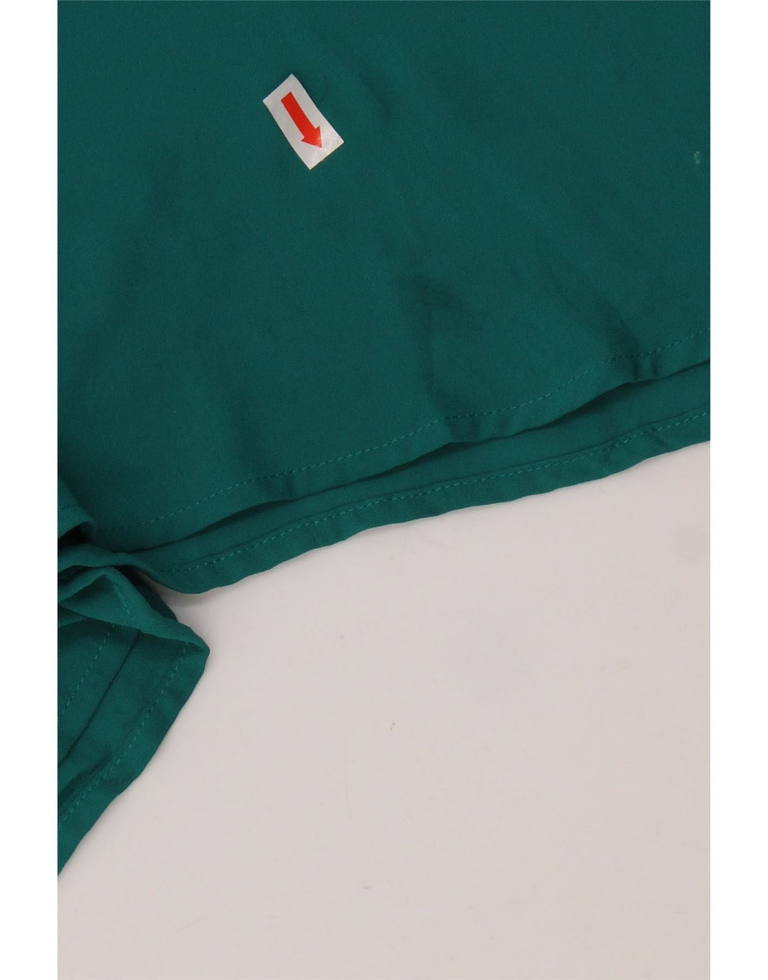 Blusa feminina J. Crew Top UK 16 grande poliéster verde