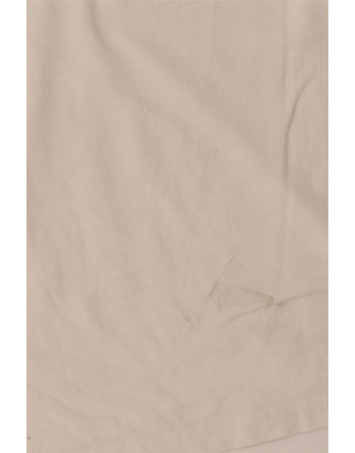 Camiseta gráfica masculina Santa Cruz Top médio algodão branco