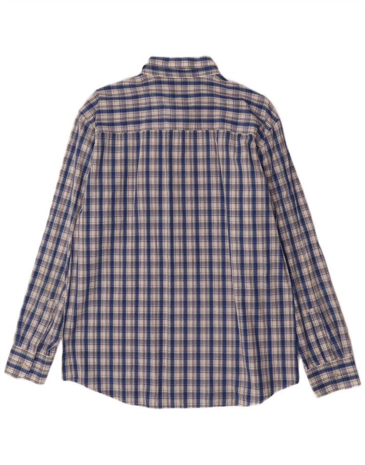 Camisa masculina Levi's grande xadrez azul