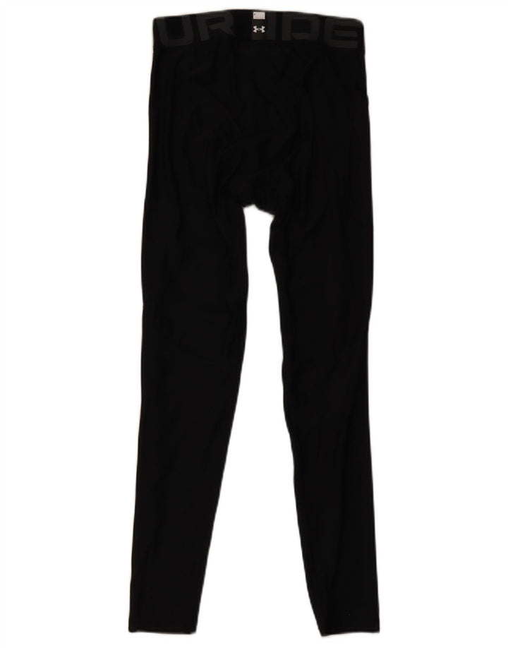 Under Armour Masculino Heat Gear Graphic Leggings Médio Preto Poliéster