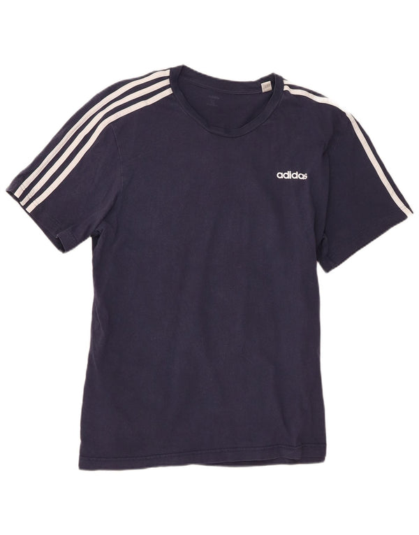 Camiseta masculina Adidas Top XL azul marinho algodão