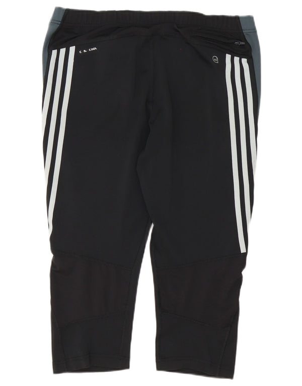 Adidas Womens Supernova Capri Leggings UK 18 XL Preto Colourblock Esportes