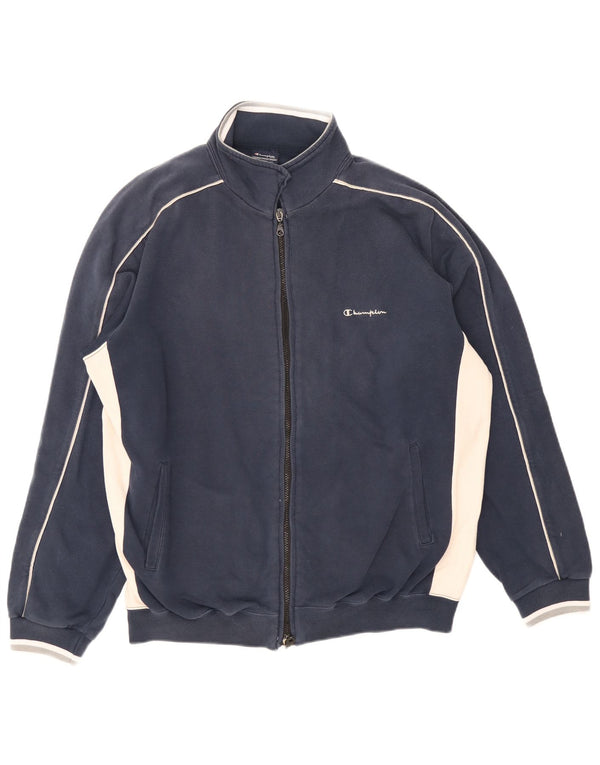 Jaqueta masculina de agasalho Champion XL azul marinho colorblock