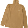 Jumper masculino Champion de lã com zíper e gola XL poliéster bege