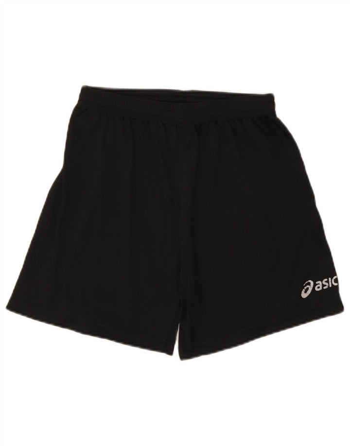 Shorts esportivos masculinos Asics 13-14 anos preto poliéster