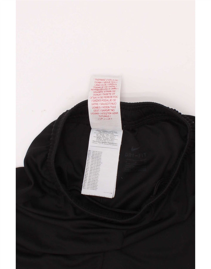 Shorts esportivos Nike Boys Dri Fit 8-9 anos pequenos pretos poliéster
