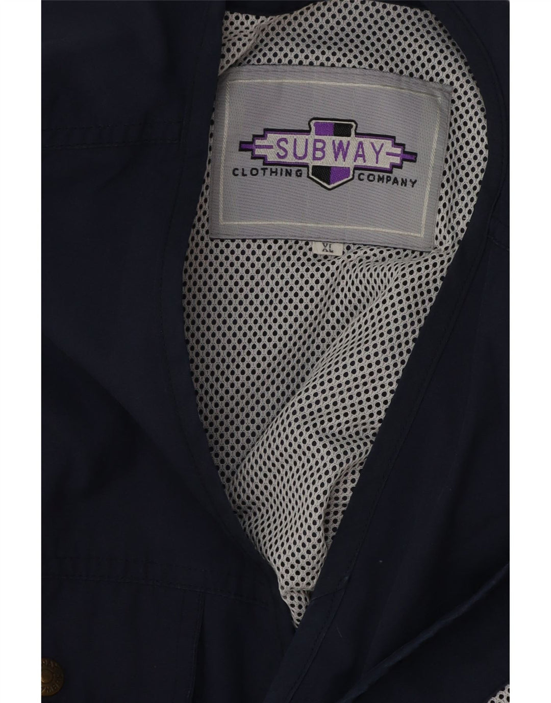 Colete utilitário masculino VINTAGE UK 42 XL azul marinho