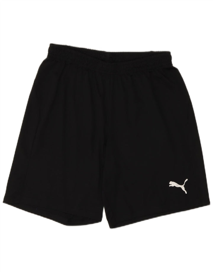 Shorts esportivos masculinos Puma médio preto
