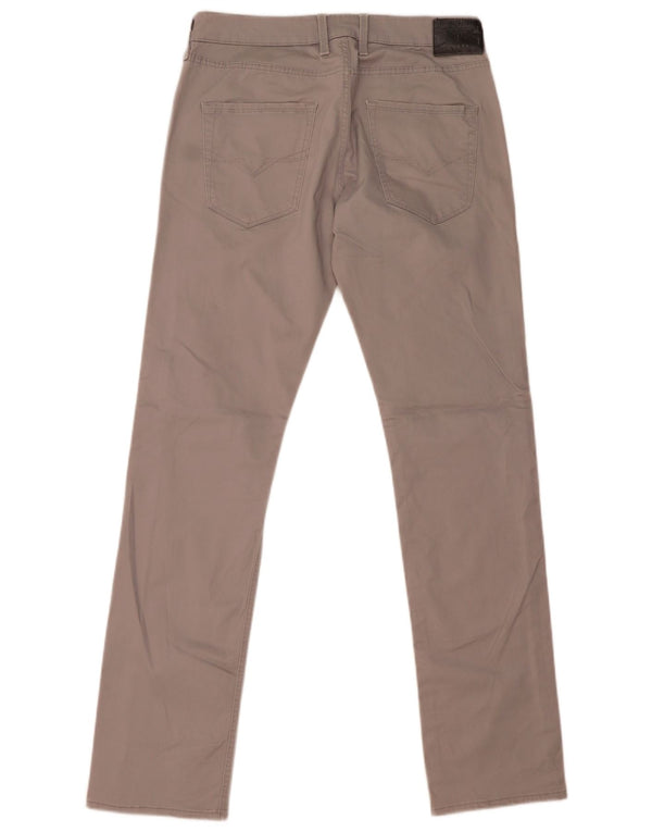 Guess Mens Vermont Slim Tapered Calça Casual W32 L34 Algodão Cinza
