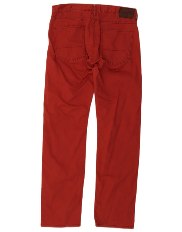 Calça Dockers masculina reta casual W30 L32 algodão vermelho