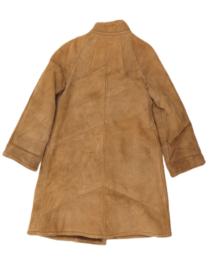 Casaco feminino Lorenz Shearling IT 42 marrom médio