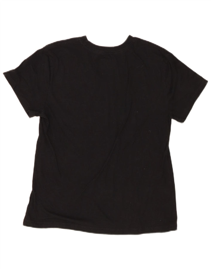 Camiseta feminina estampada Champion UK 12 médio preto
