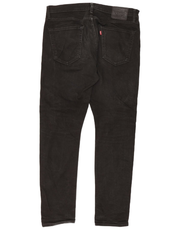 Calça jeans masculina Levi's 512 Tapered Slim W36 L32 algodão preto