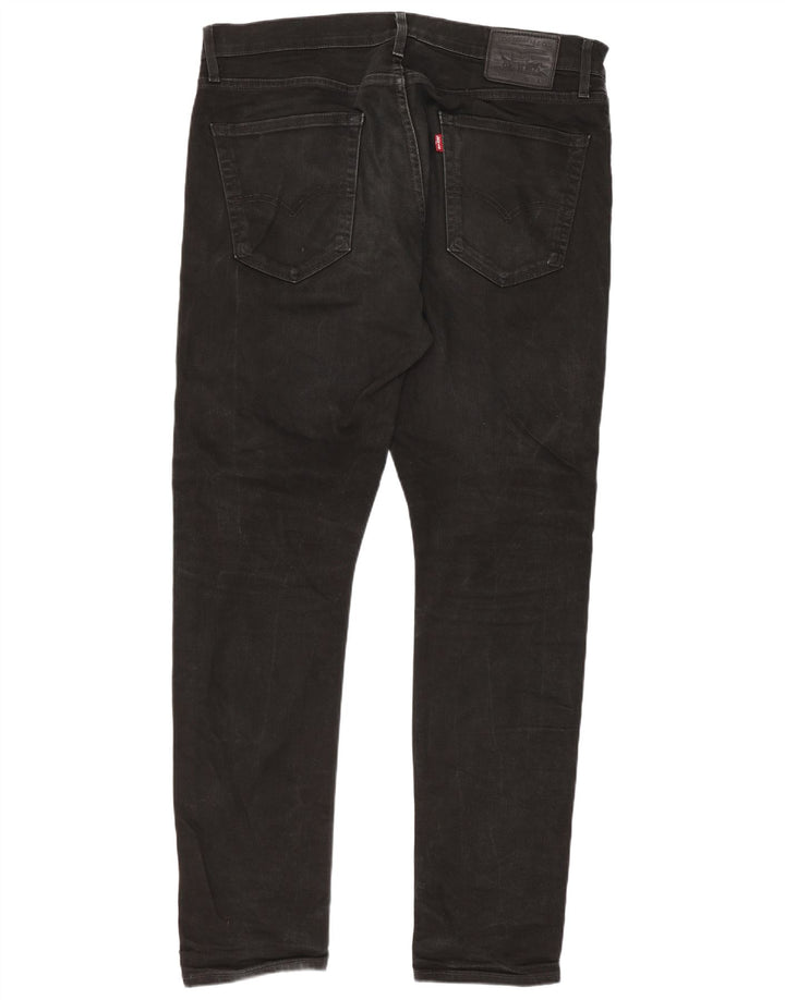 Calça jeans masculina Levi's 512 Tapered Slim W36 L32 algodão preto