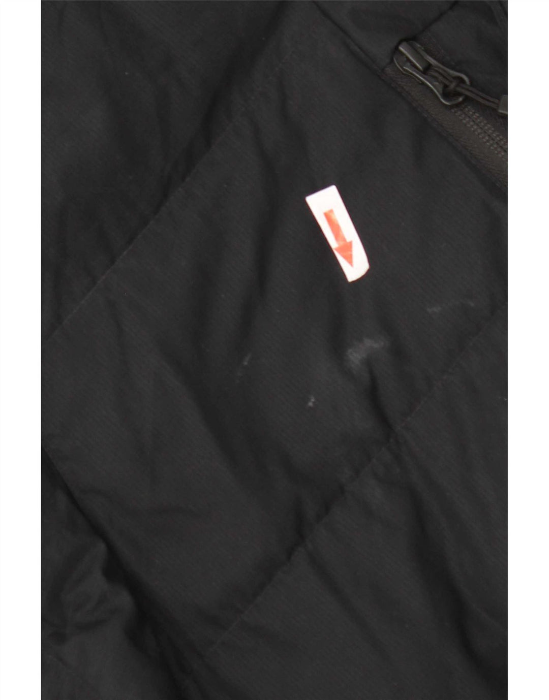 Casaco acolchoado com capuz masculino Nike UK 40 grande poliéster preto