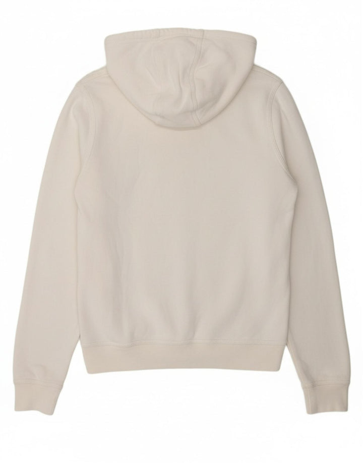 NIKE Mens Hoodie Jumper Pequeno Algodão Branco