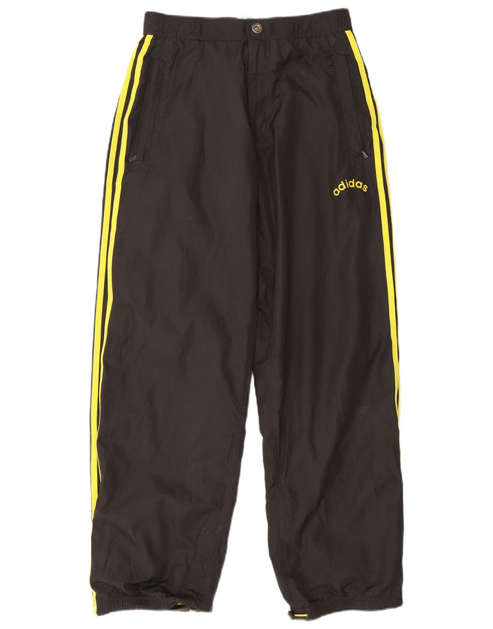 Calça de treino feminina Adidas Joggers UK 4 XS cinza poliéster