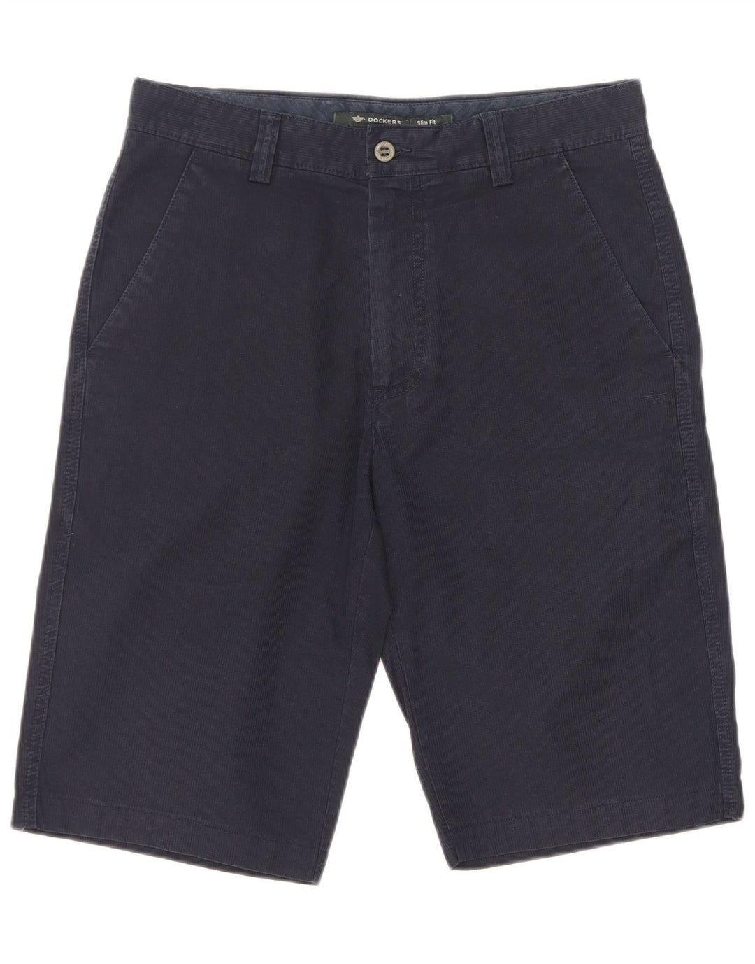 Dockers Mens Slim Fit Chino Shorts W30 Médio Azul Marinho