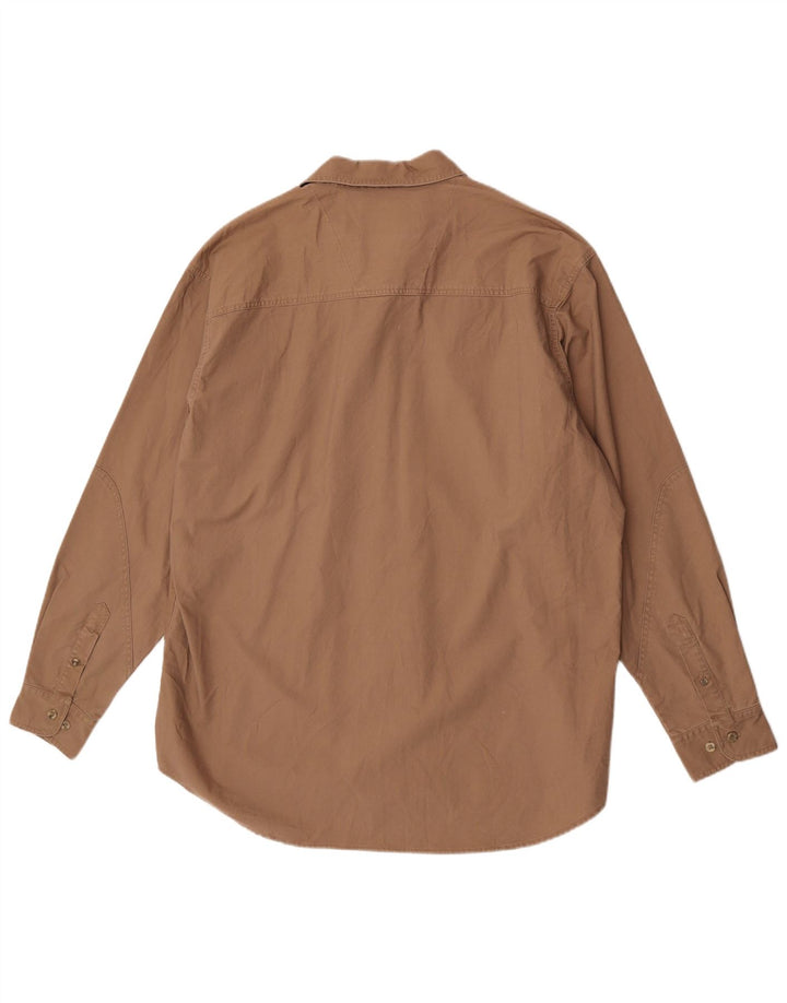 Camisa masculina Wrangler XL algodão marrom