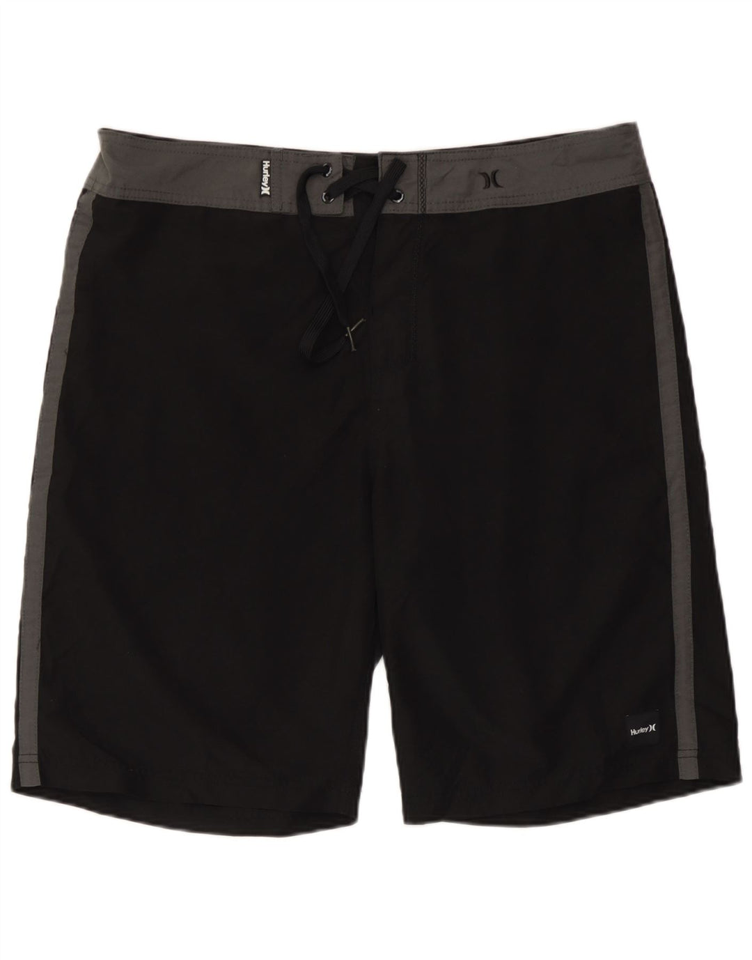 Shorts de natação masculino Hurley grande poliéster colorblock preto