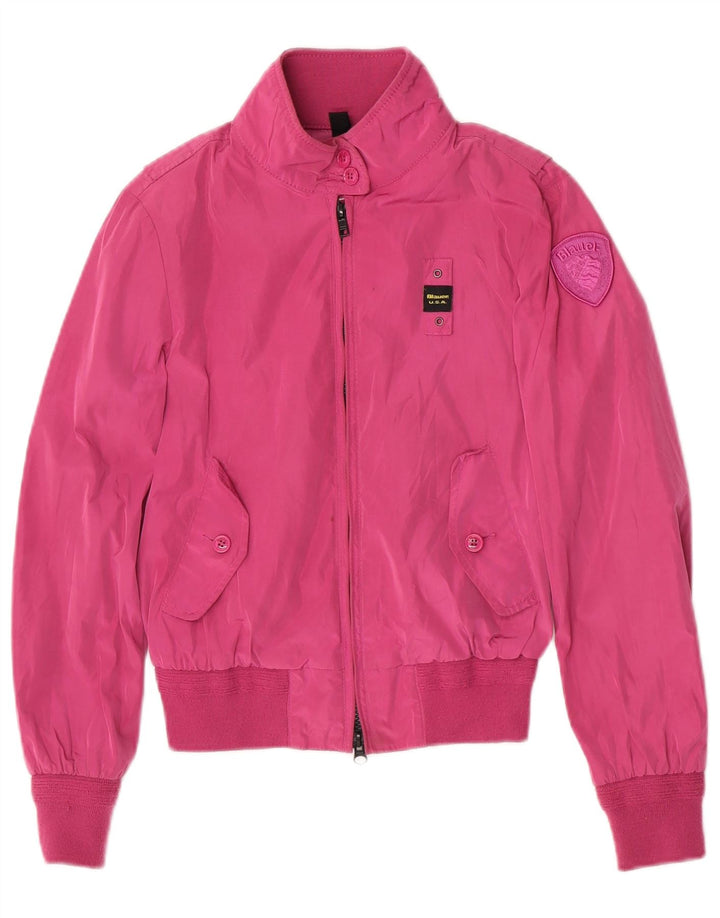 Jaqueta bomber feminina Blauer 11-12 anos poliéster rosa