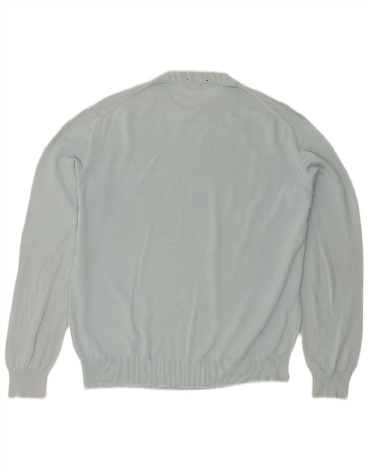 Suéter masculino Brooksfield com gola redonda IT 48 azul médio