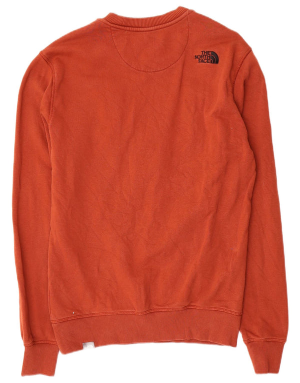 THE NORTH FACE moletom gráfico masculino jumper médio laranja