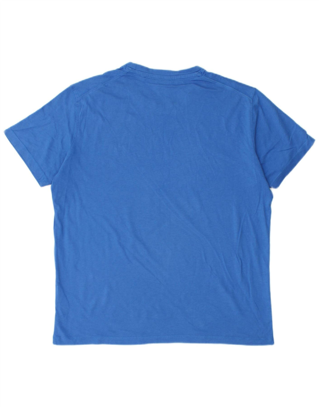 US Polo Assn. Camiseta Masculina Top Médio Algodão Azul