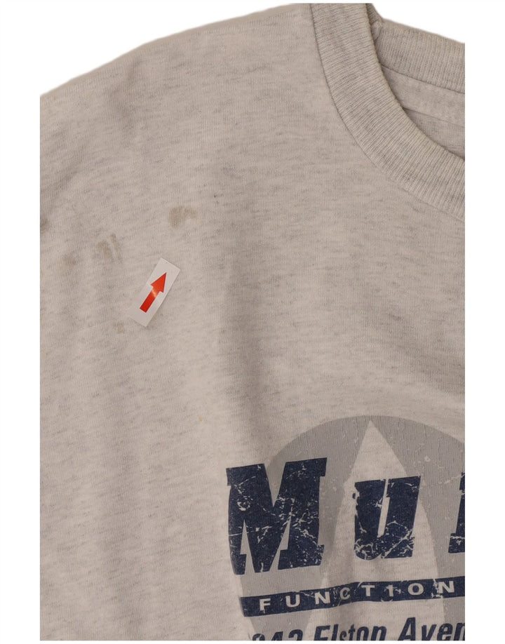 Camiseta gráfica masculina Murphy & Nye Top XL algodão cinza
