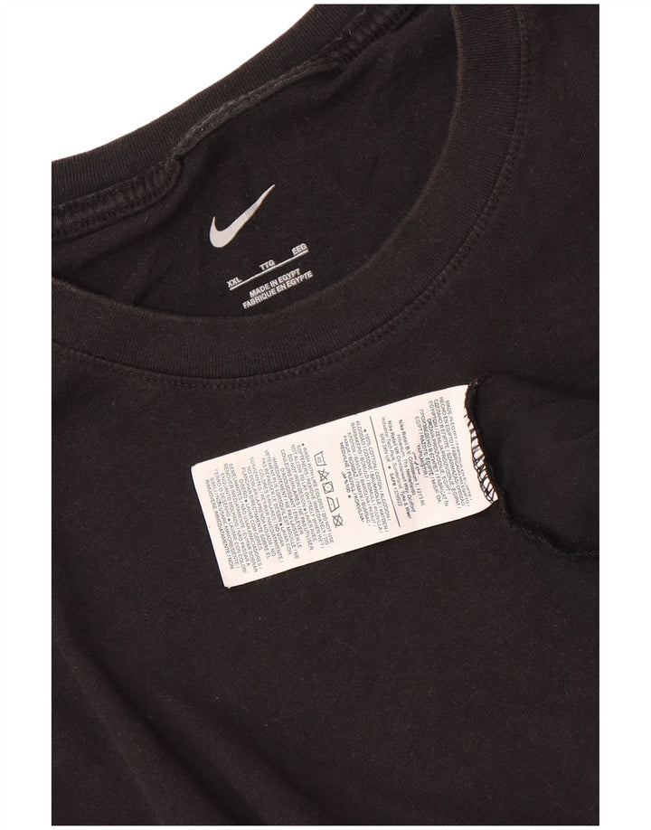Camiseta masculina NIKE Top 2XL algodão preto