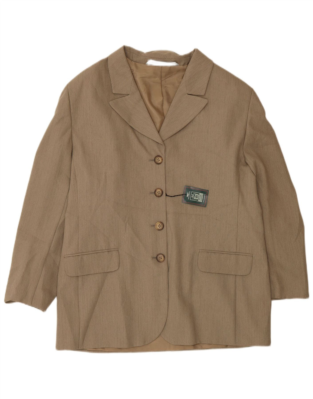 Michael 4 botões Blazer feminino Marks & Spencer Reino Unido 18 XL marrom
