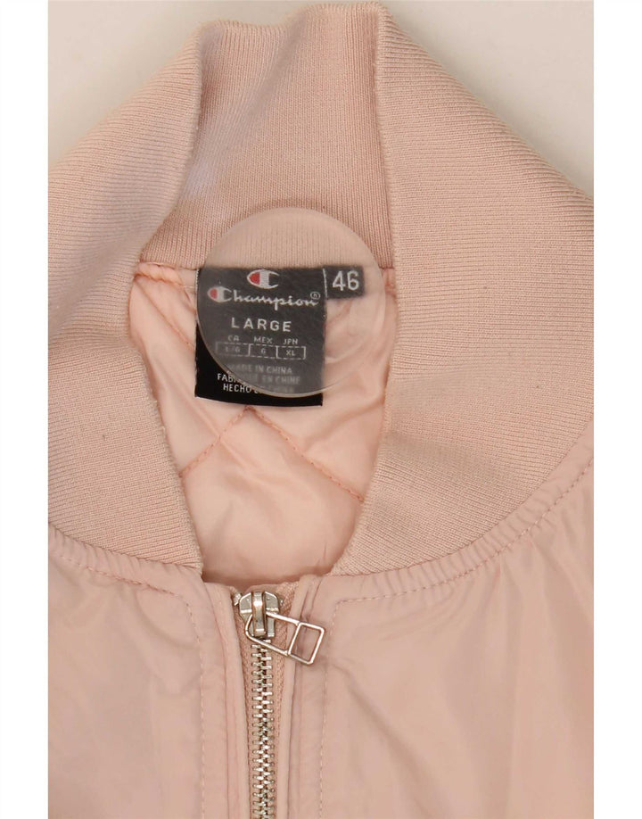 Jaqueta bomber feminina Champion IT 46 grande poliéster rosa