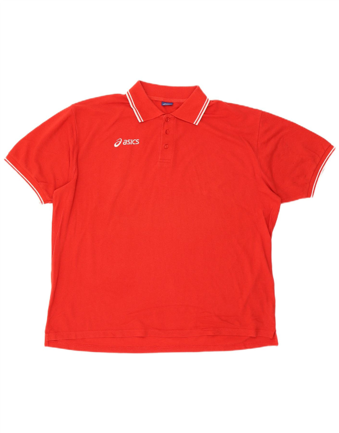 Camisa polo masculina Asics 3XL algodão vermelho